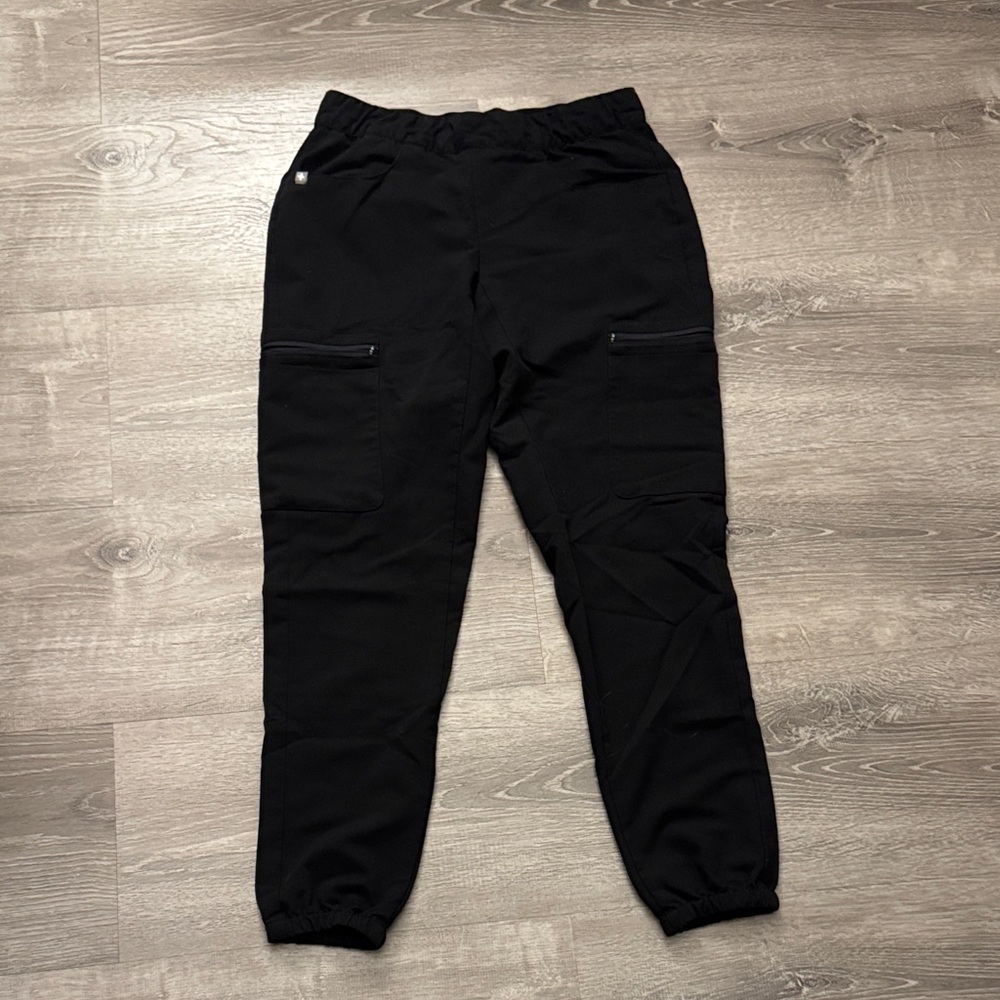 Figs Black Jogger Scrub Pants